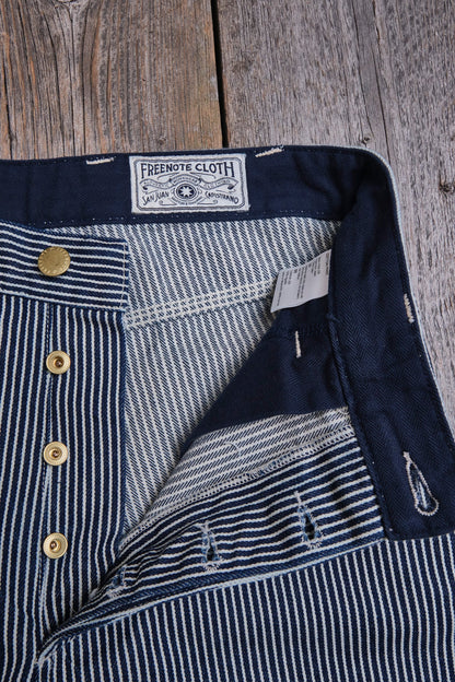 Mortar Chino in Indigo Striped